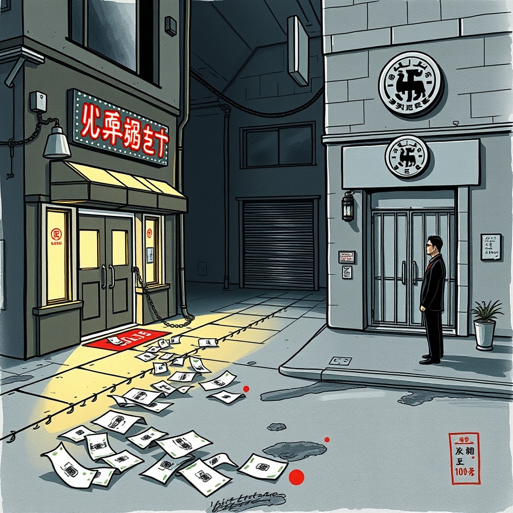 Follow the Money to the Gang Office: Police Search Dojin-kai Premises Over an Unlicensed Kurume Cabaret's Cash