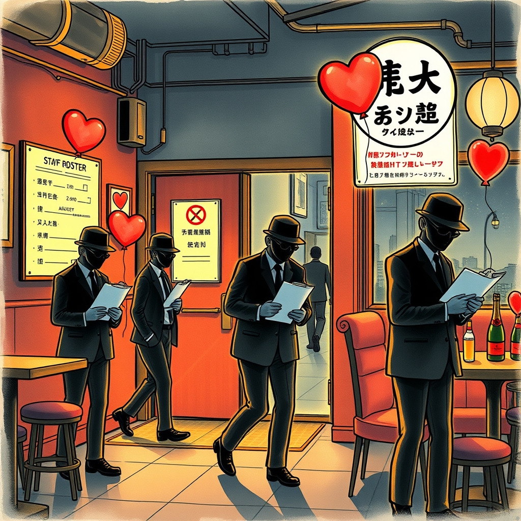 Tokyo Police Sweep Kabukicho's Men's Concept Cafes for the First Time, Finding Violations at 60% of Venues